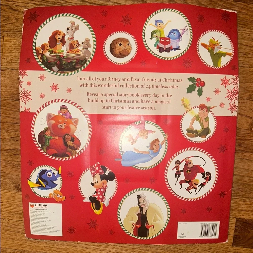 Disney Advent Calendar with Colorful Characters